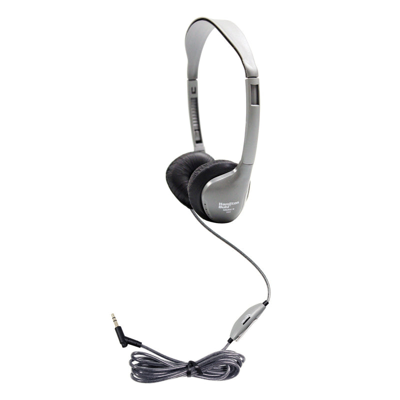 Personal Stereo Headphones Leatherette Ear Cushions W- Volume