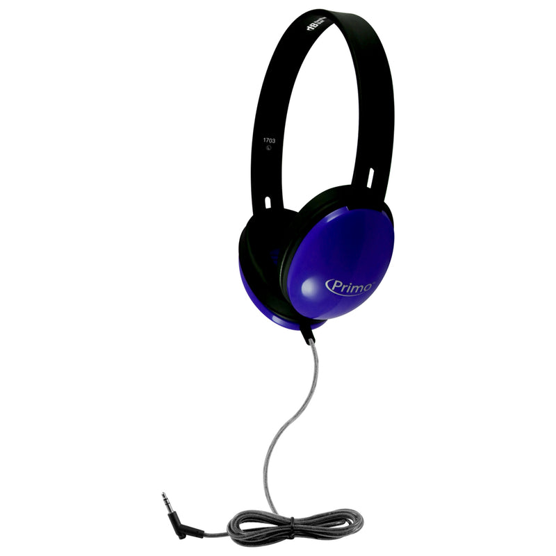 Primo Stereo Headphones Blue