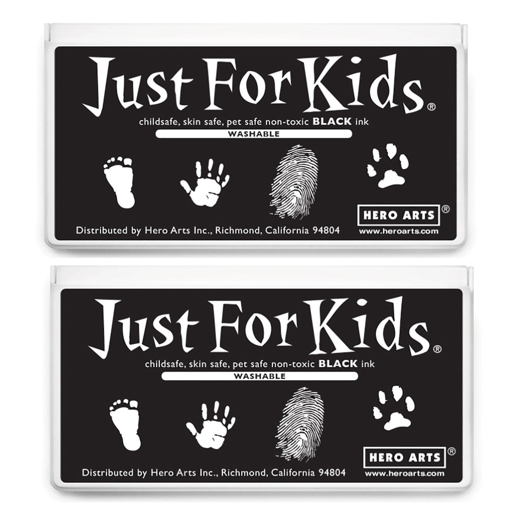 (2 Ea) Jumbo Just Kid Stamp Pad Blk