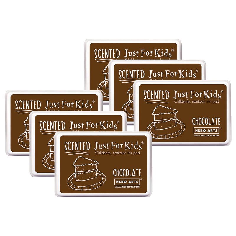 (6 Ea) Kids Scented Ink Chocolate Brown