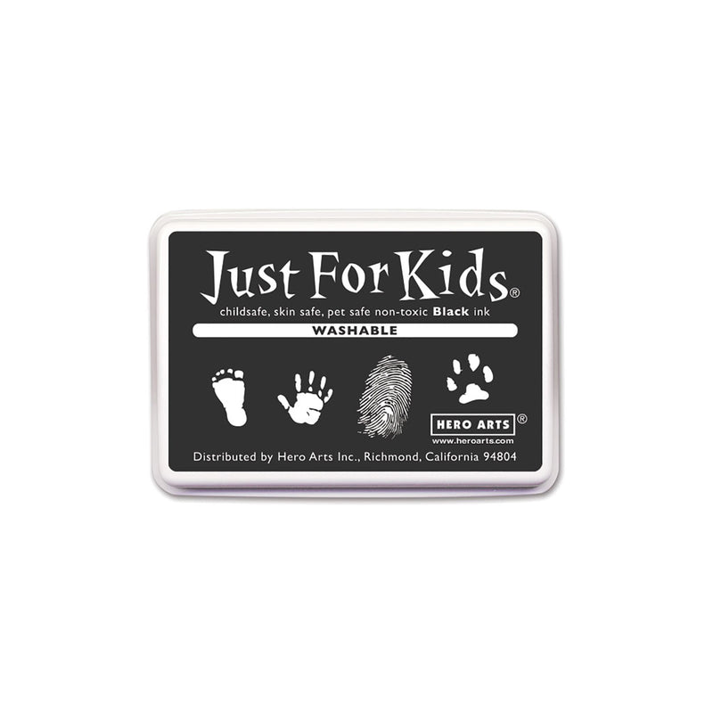 Just For Kids Washable Black Stamp Pad