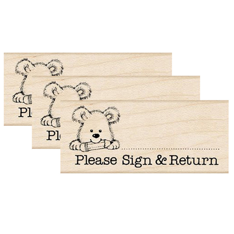 (3 Ea) Please Sign & Return Pup