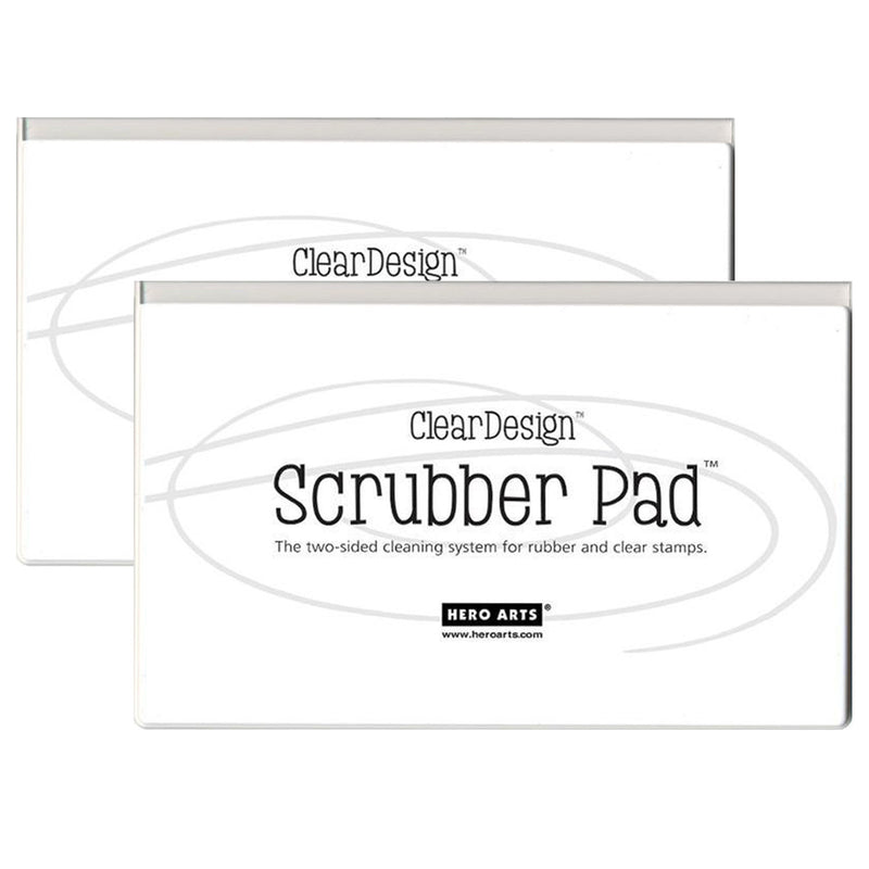 (2 Ea) Clear Design Scrubber Pad