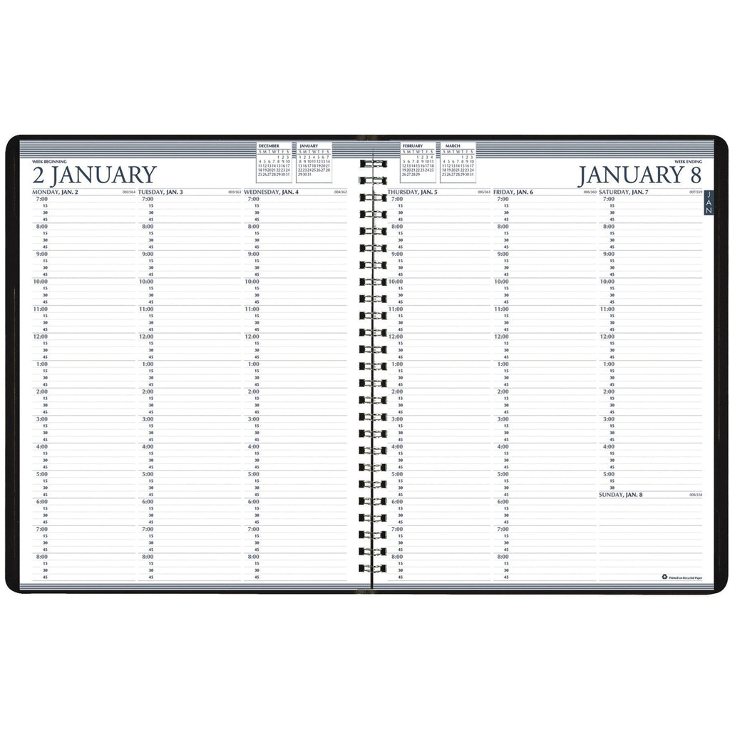 Academic Prof Weekly Planner 24 Months Jan - Dec