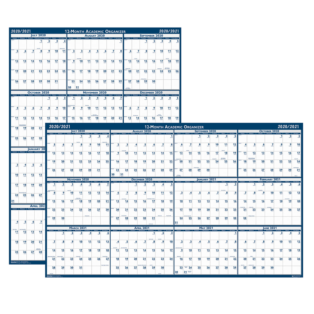 Write-on-wipe-off Calendar