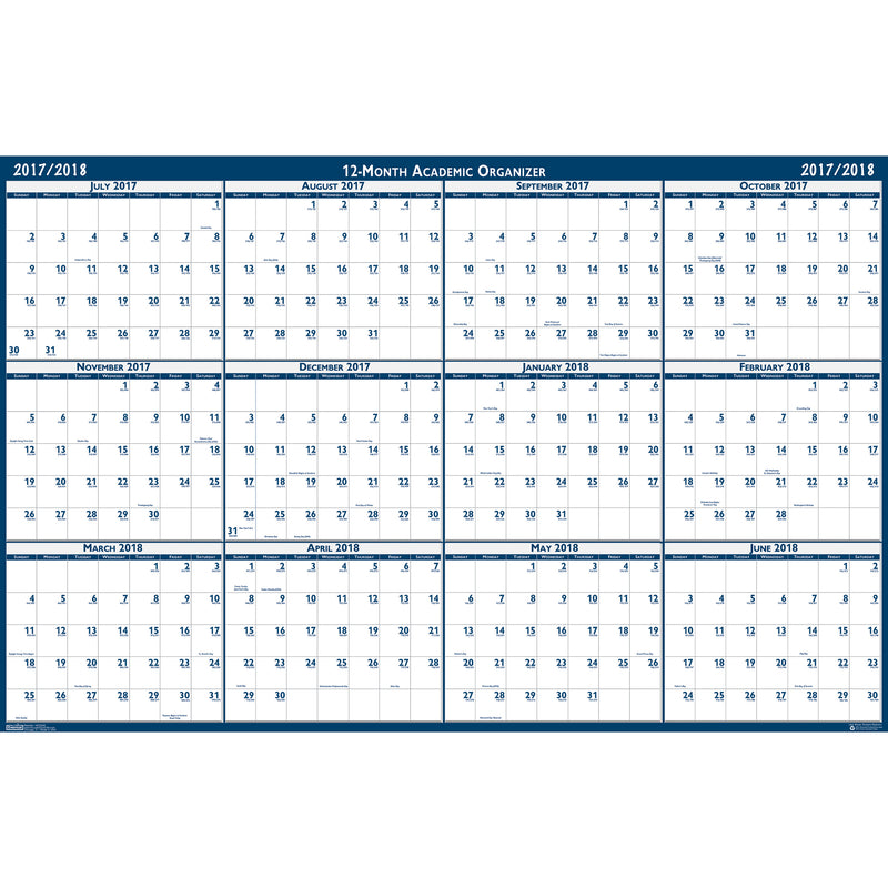 Write-on-wipe-off Calendar