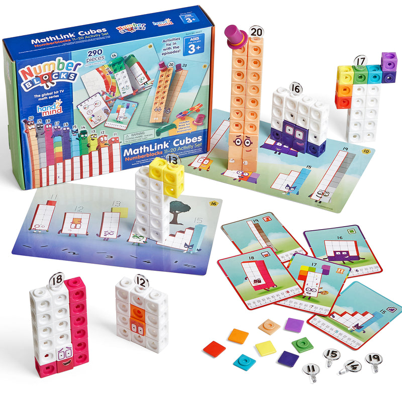 Numberblocks Mathlink Cubes 11-20 Activity Set