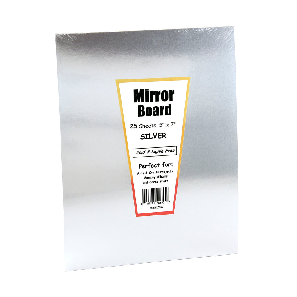 (3 Ea) Mirror Board 25 5x7 Sheets