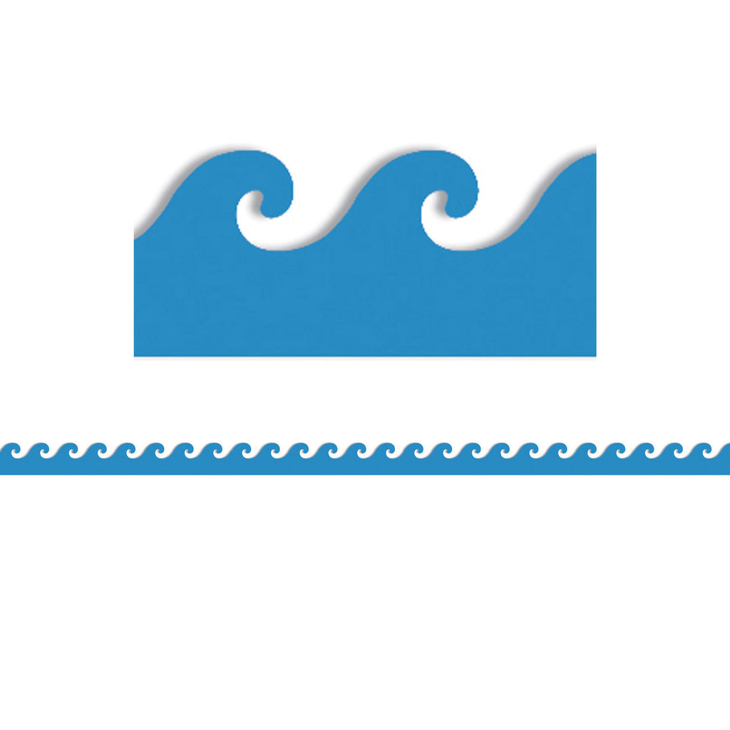 Blue Waves Mighty Brights Border