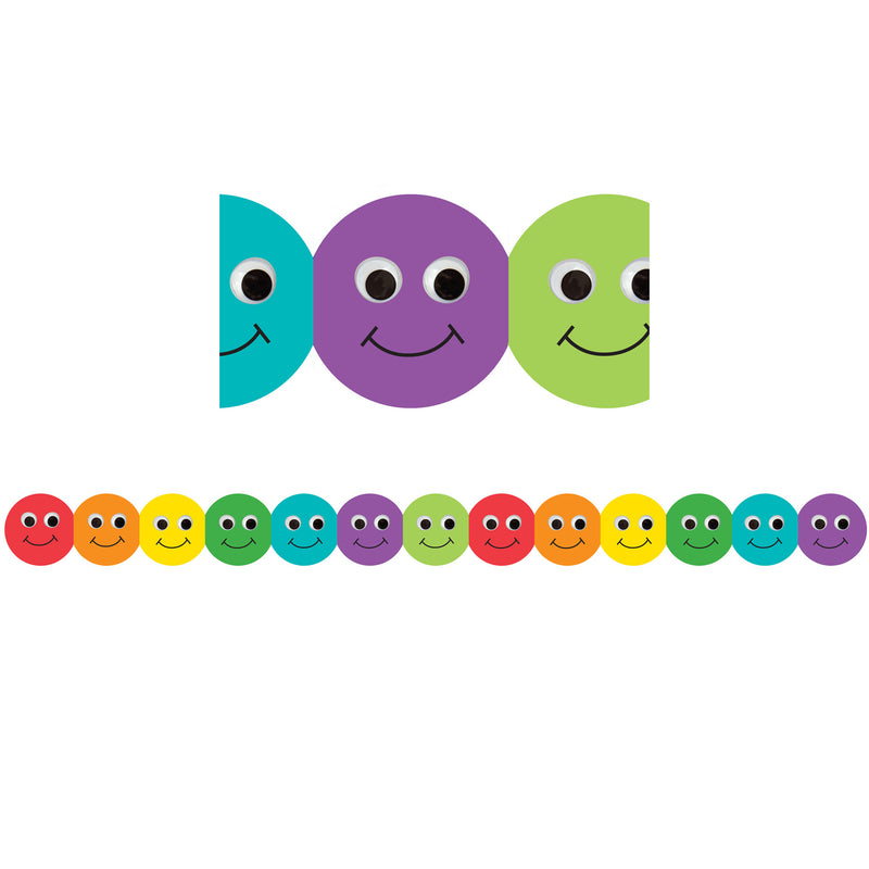 (6 Pk) Smiley Face Mighty Brights Border