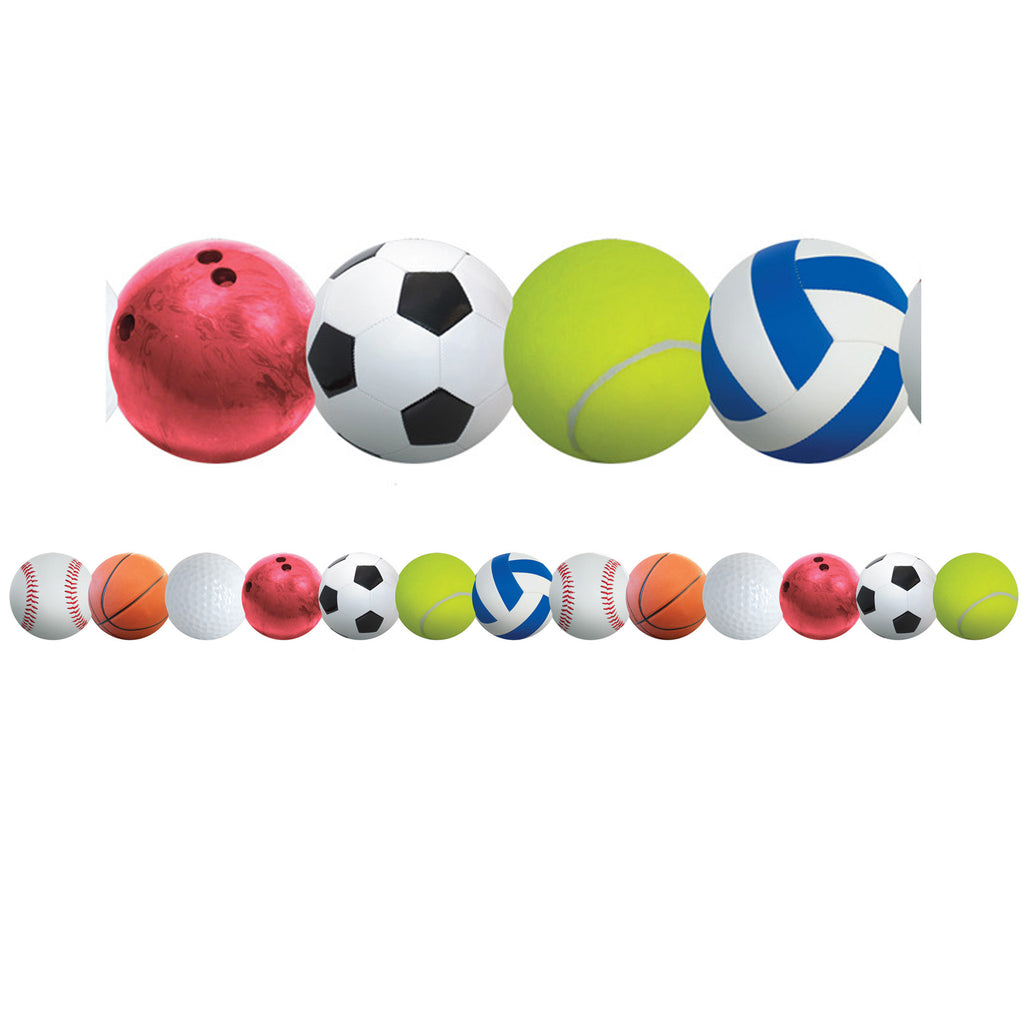 Sports Die Cut Classroom Border 12pk