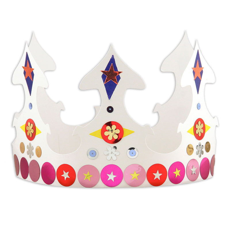 White Crowns Pack Of 24