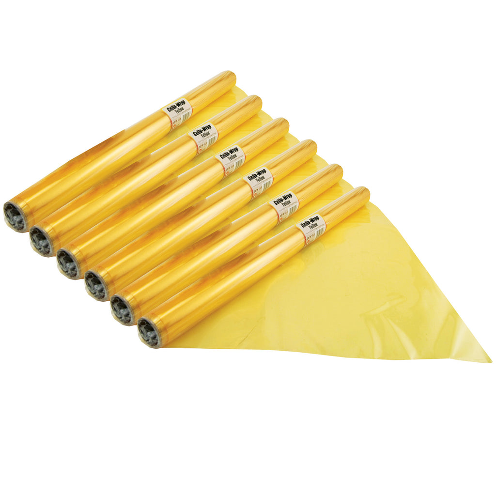 (6 Rl) Cello Wrap Roll Yellow