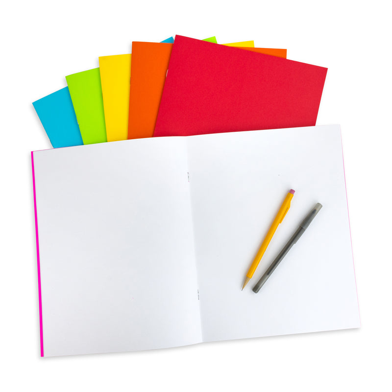 (2 Pk) Bright Books 6 Colors 8.5 X 11in