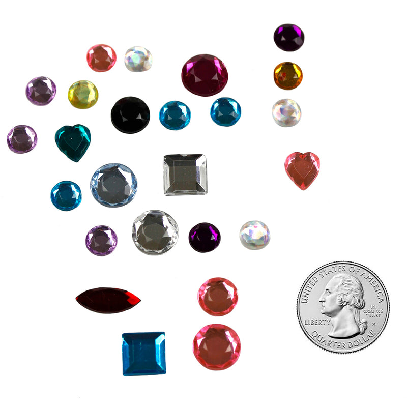 Acrylic Gemstones 8 Oz