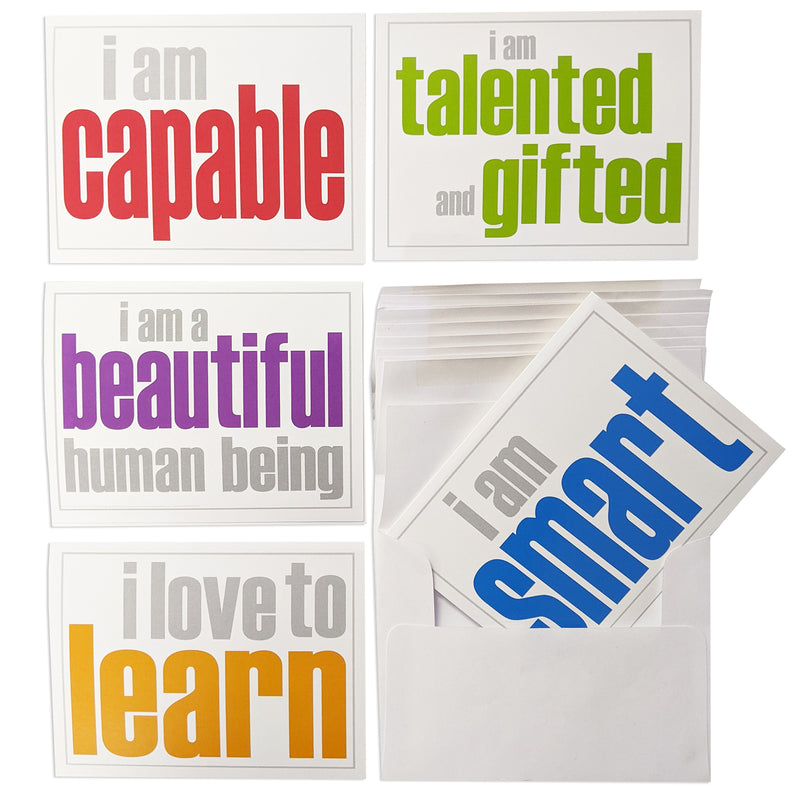 (2 St) Self-esteem Set Note Cards W/env