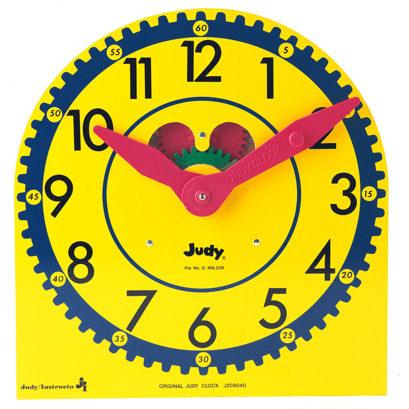 Original Judy Clock 12-3-4 X 13-1-2 Wood W- Stand