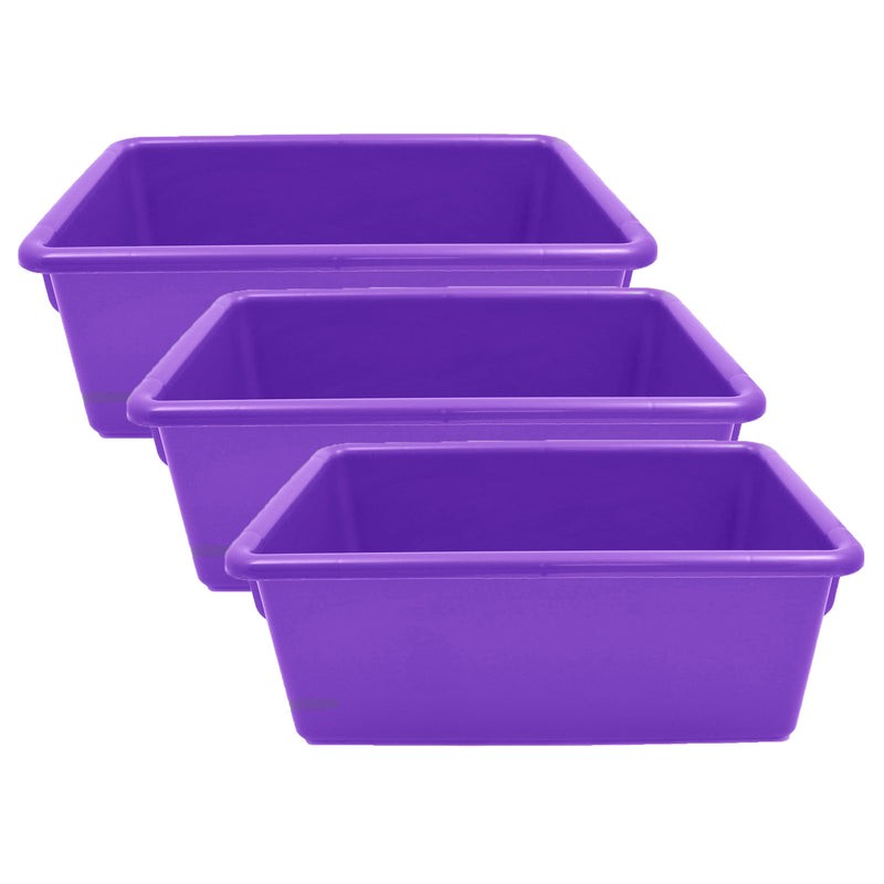 (3 Ea) Cubbie Trays Purple