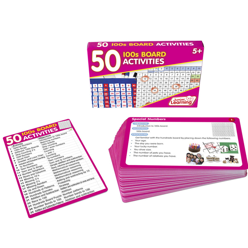 50 100s Board Activities