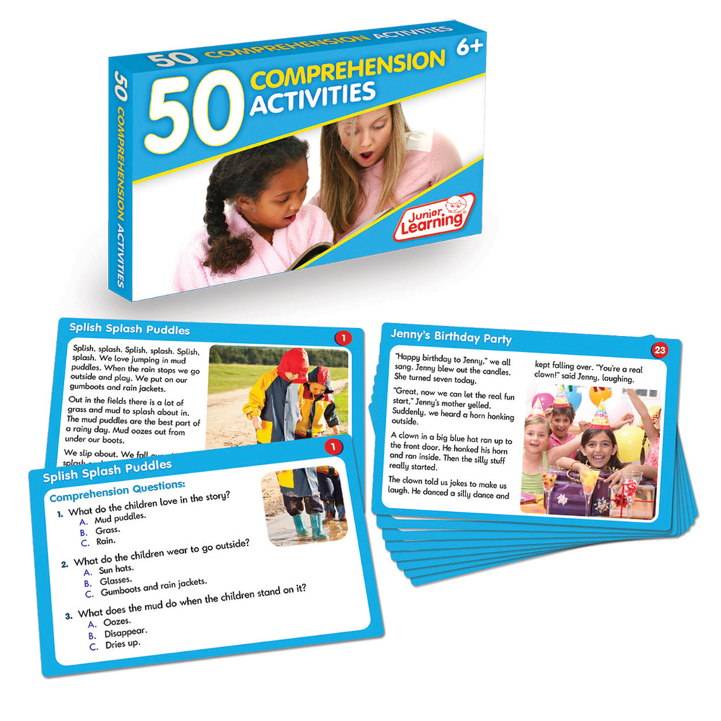 Language Arts Activity Cards Comprehension