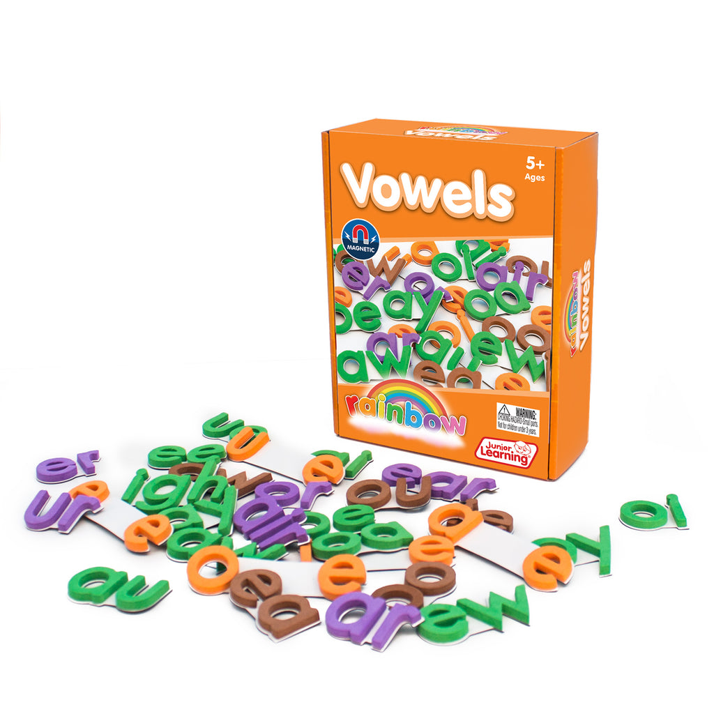 Rainbow Vowels Print