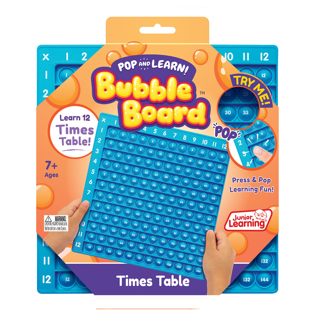 Times Table Pop and Learn™ Bubble Board