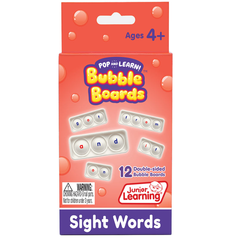 Sight Word Bubble Boards, Set of 12