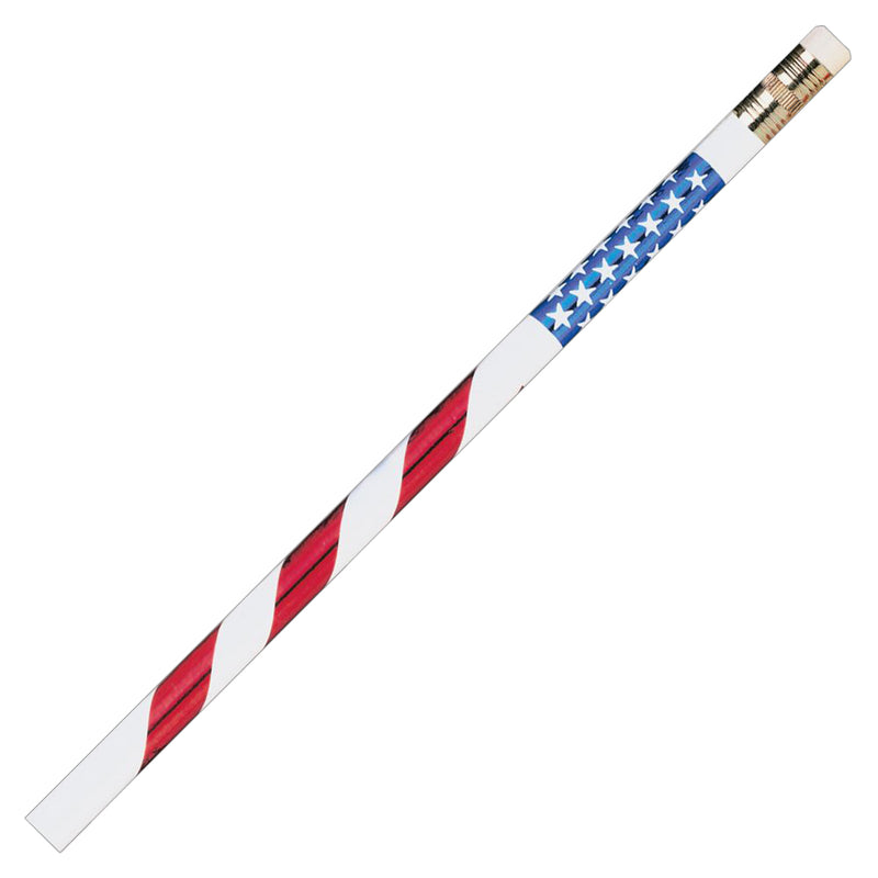 Pencils Stars & Stripes 12-pk