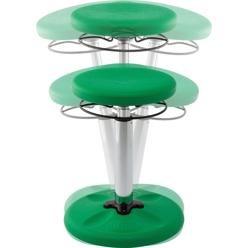 Green Grow With Me Kid Wobble Chair Adjustable