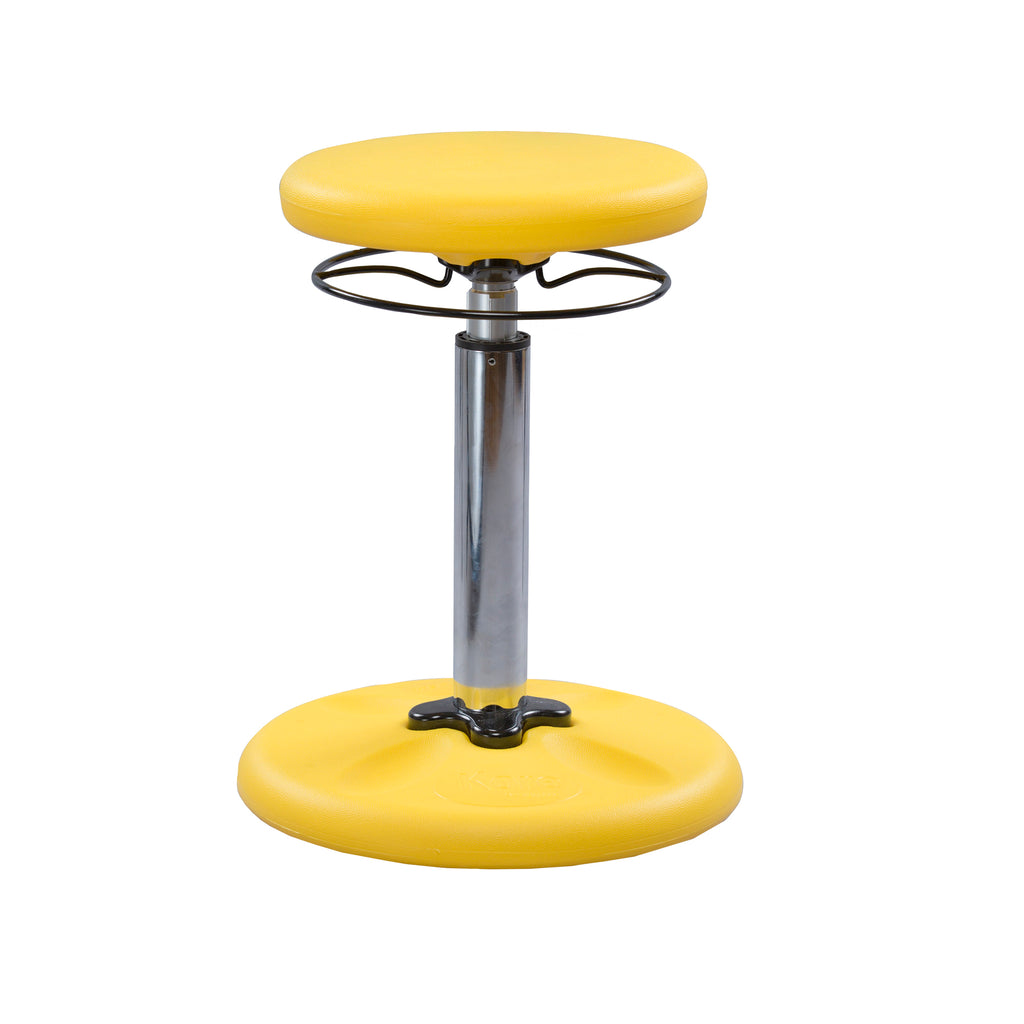 Yellow Grow With Me Wobble Chair Adjustable