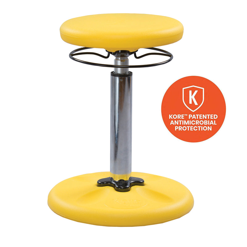 Yellow Grow With Me Wobble Chair Adjustable