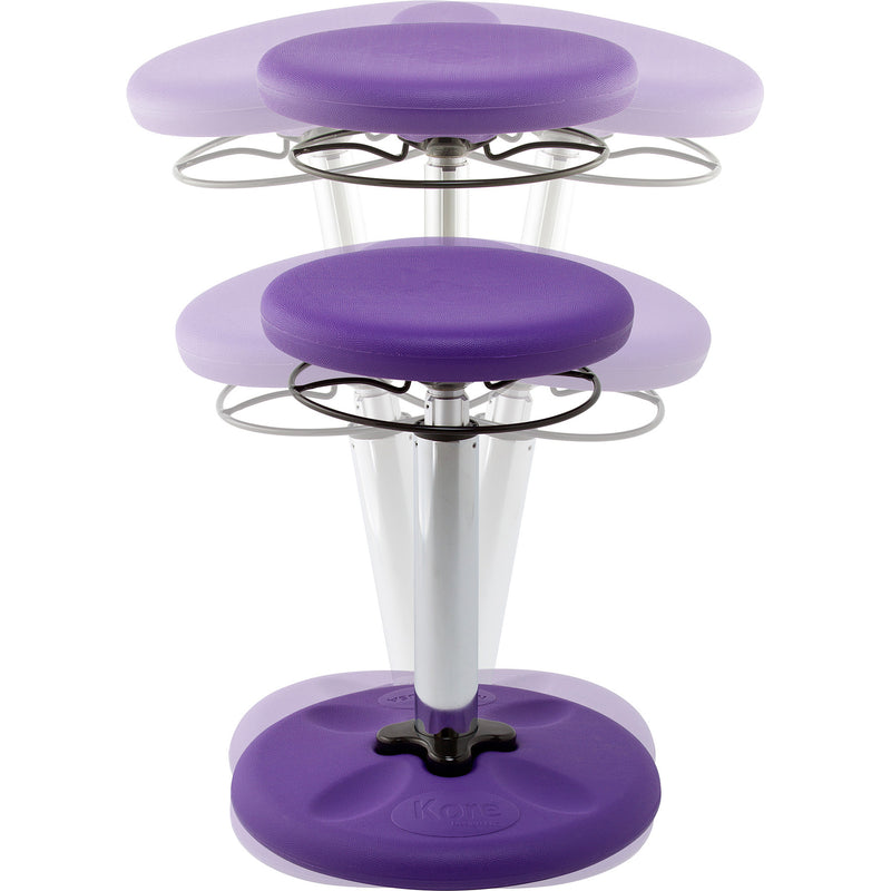 Purple Grow With Me Wobble Chair Adjustable