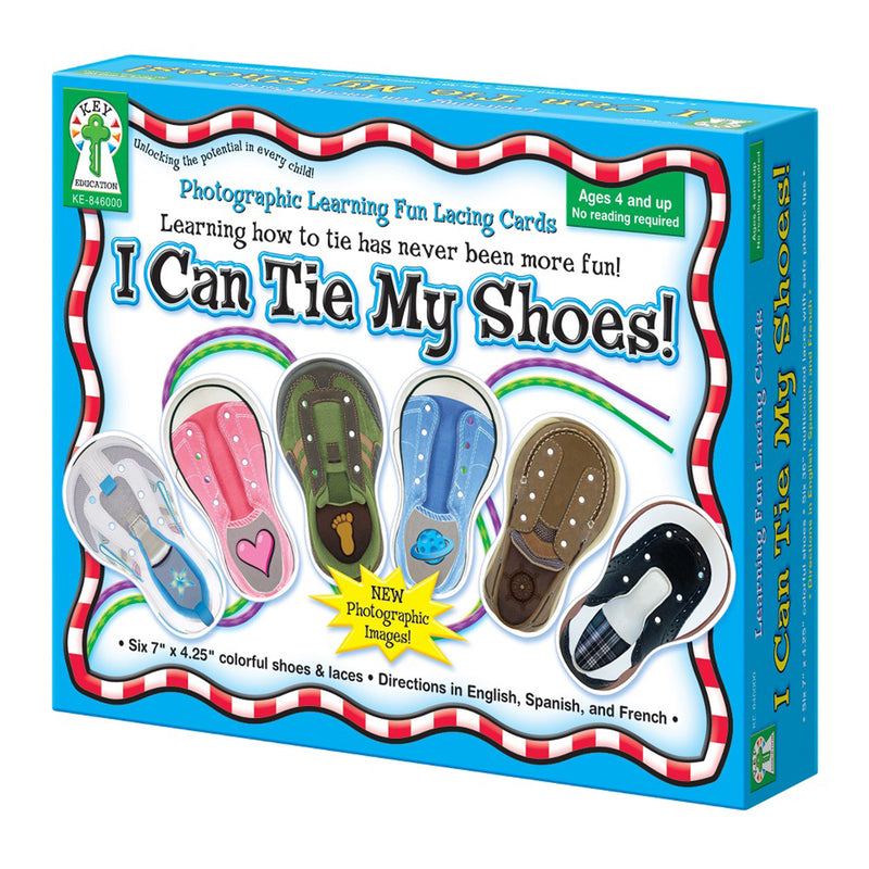 Learning Fun Lacing Cards I Can Tie My Shoes