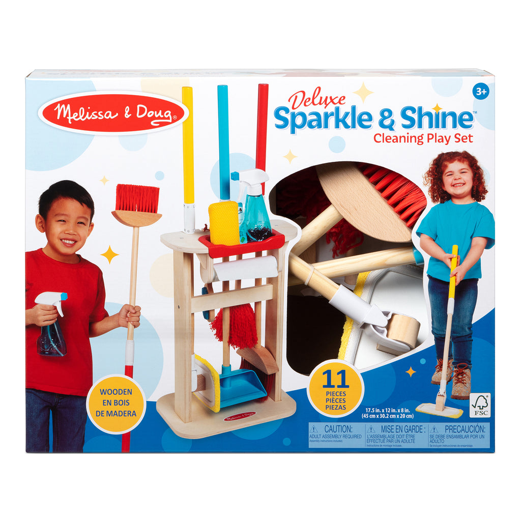 Deluxe Sparkle & Shine Cleaning Play Set