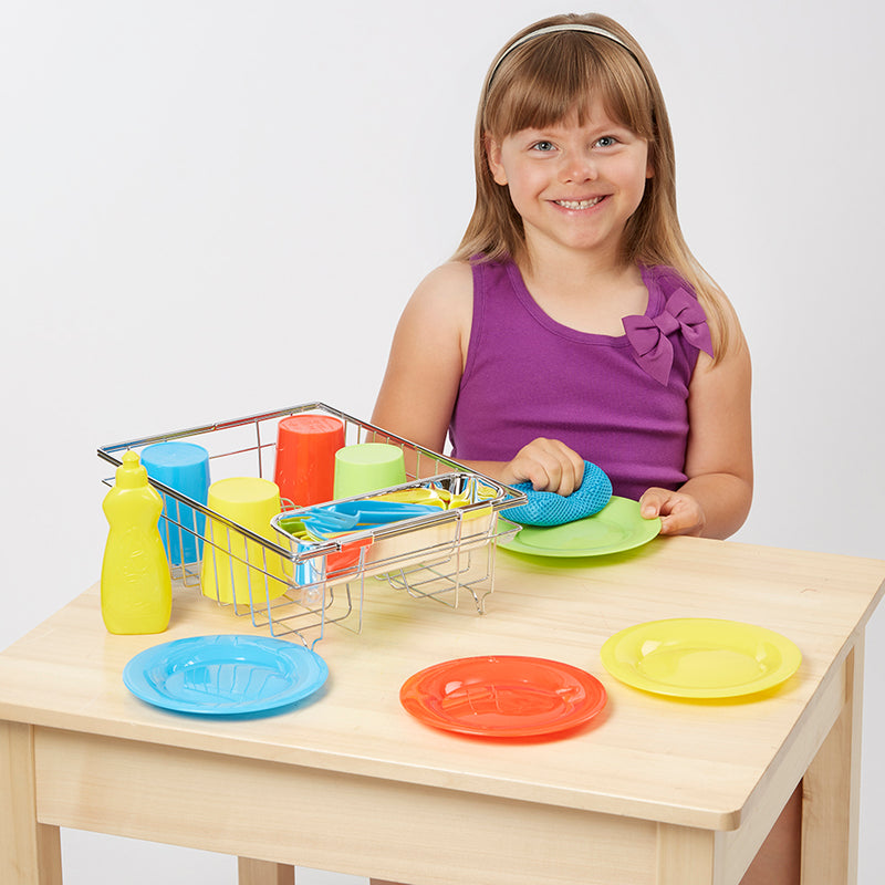 Lets Play House Wash & Dry Dish Set