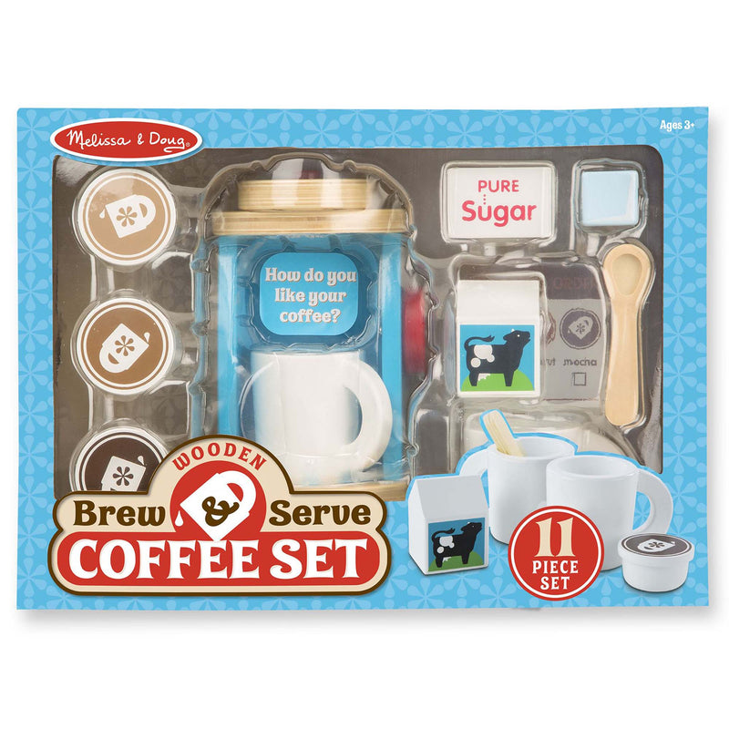 Wooden Brew & Serve Coffee Set