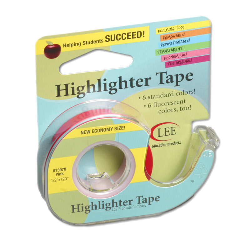 (6 Rl) Removable Highlighter Tape Pink