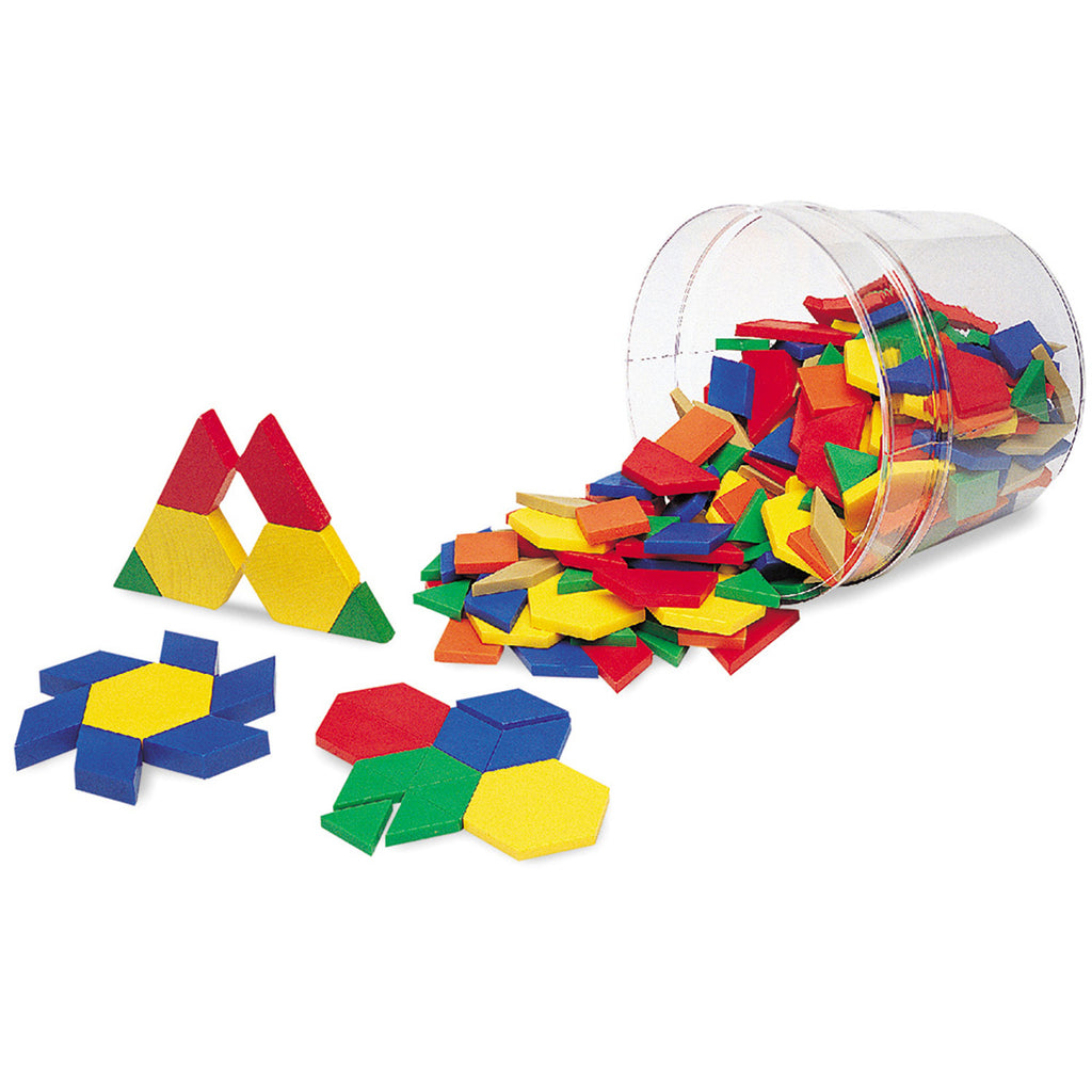 Pattern Blocks Plastic .5cm 250-pk