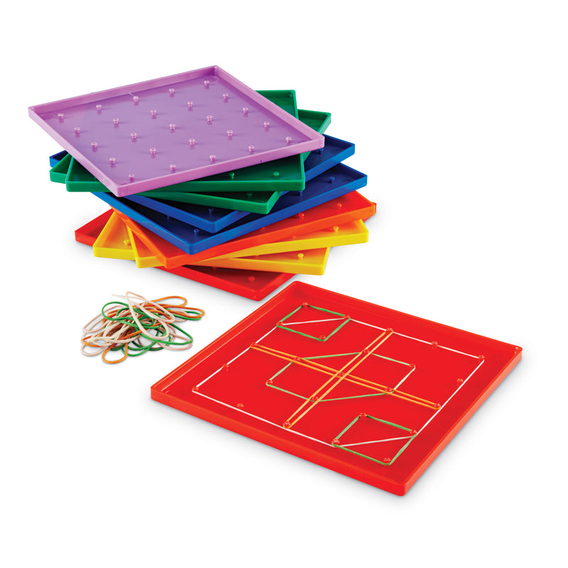 Geoboard 5 X 5 Plastic 7 10-pk