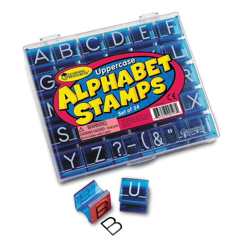 (2 St) Uppercase Alphabet & Punctuation Stamps