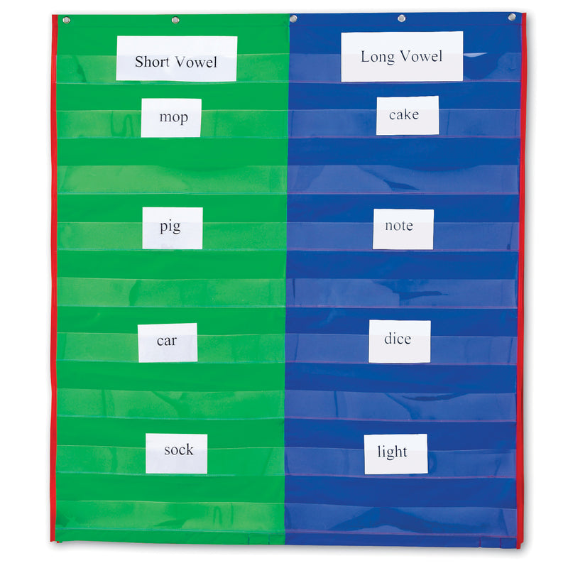 2 And 4 Column Double-sided Pocket Chart
