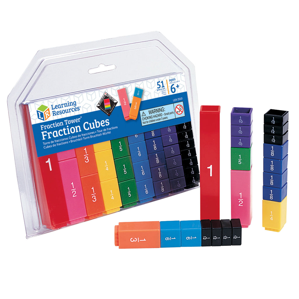 Fraction Tower Cubes Fraction 51-pk