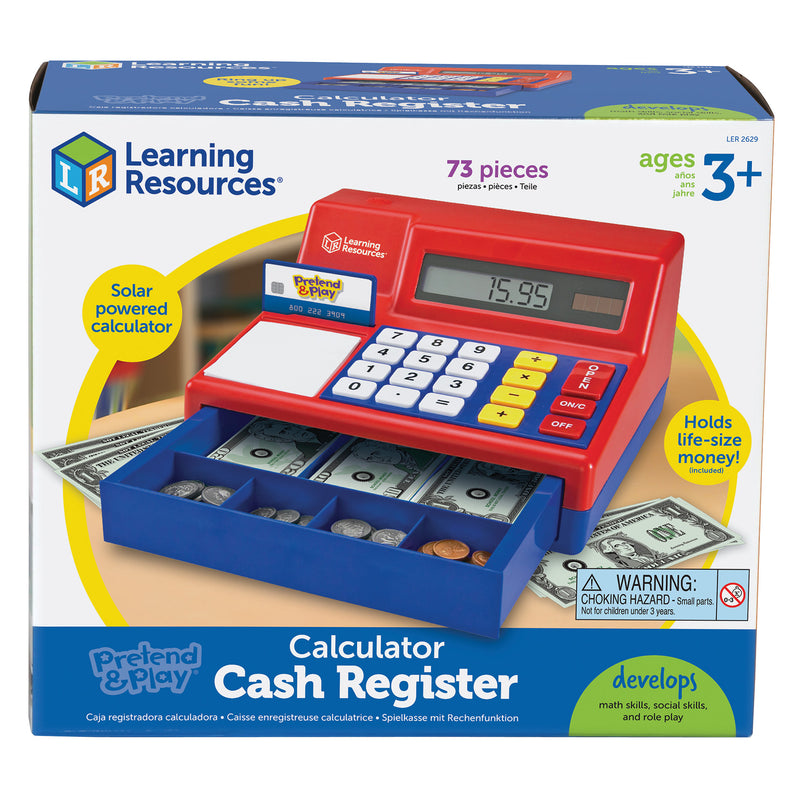 Calculator Cash Register W- Us Currency