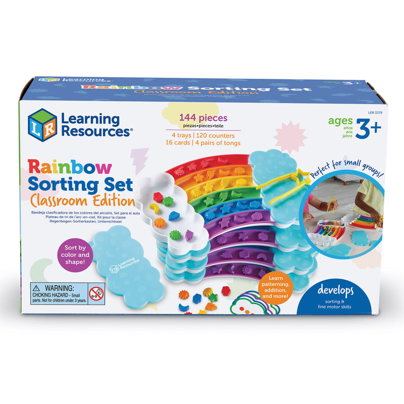 Rainbow Sorting Trays Classroom Edition