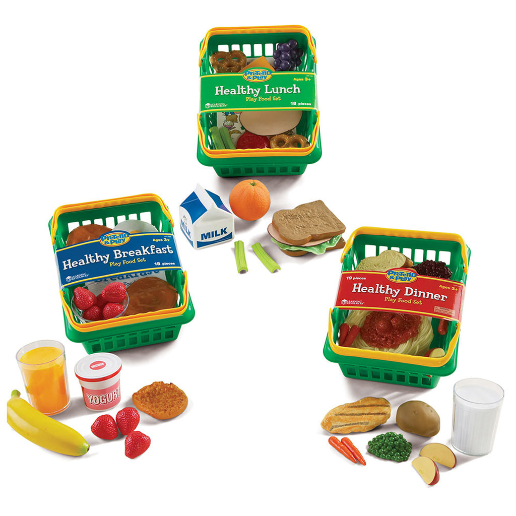 Play Set Healthy Foods Set Of 55 Bundle