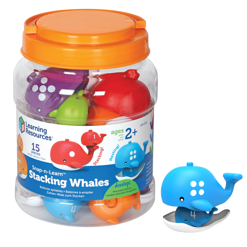 Snap-n-learn Stacking Whales