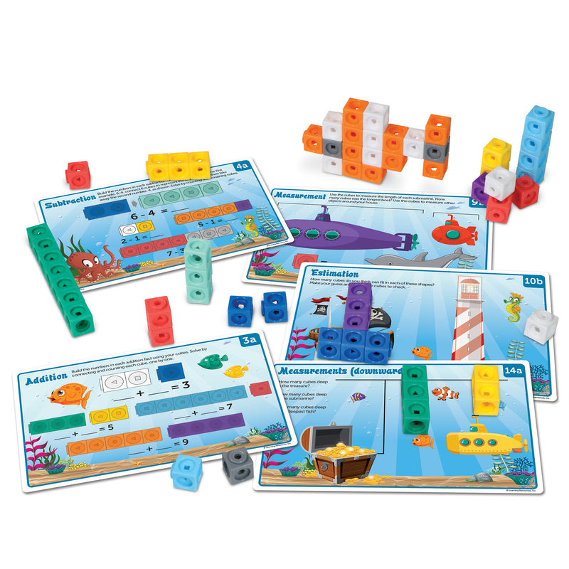 Mathlink® Cubes Kindergarten Math Activity Set: Sea Adventures!