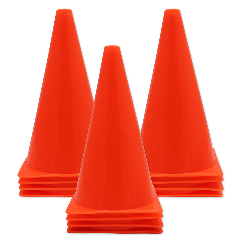 (12 Ea) Safety Cone 9in With Base