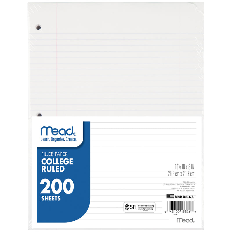 Paper Filler Col 10 1-2x 8 200 Ct