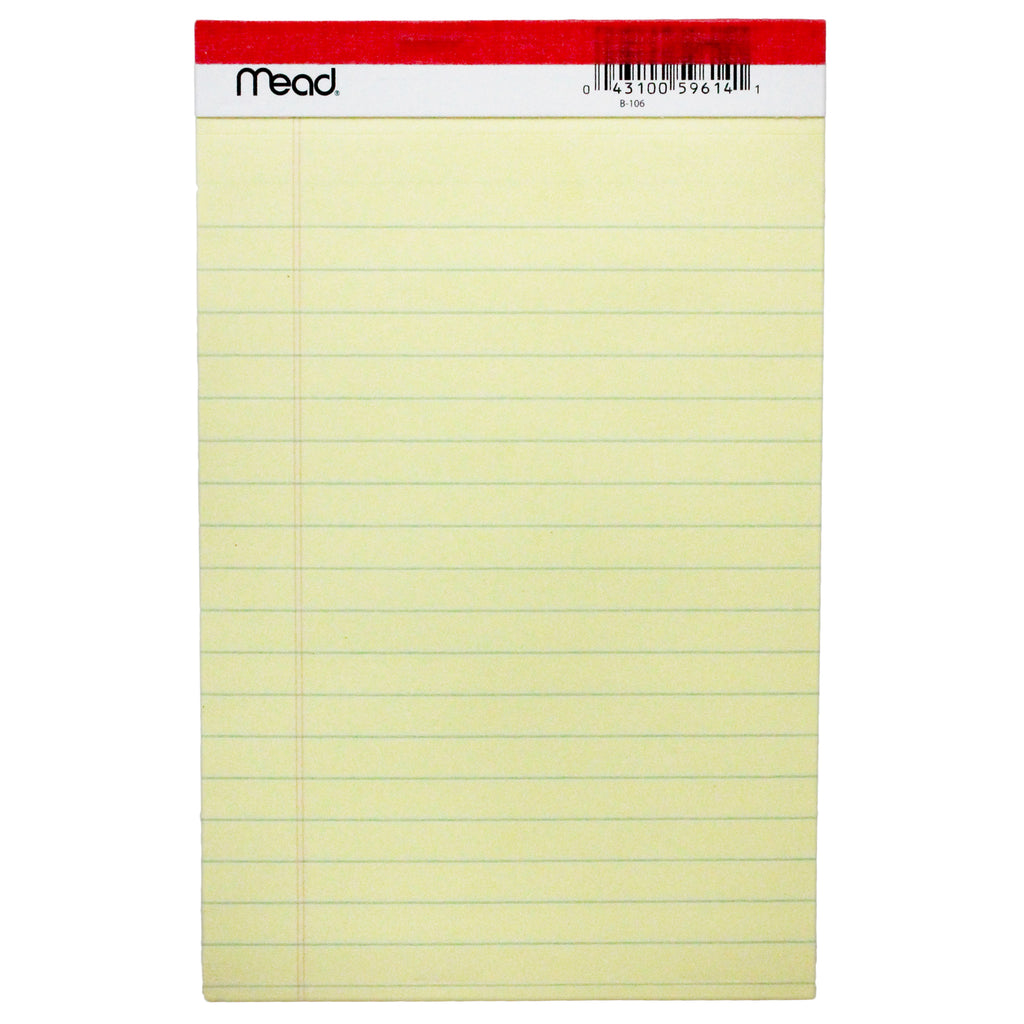 (12 Ea) Standard Legal Pad 5x8